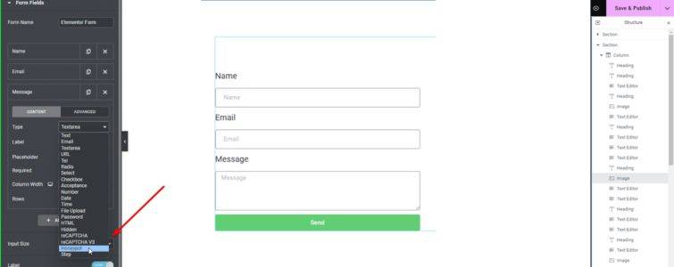 elementor form spam blocker