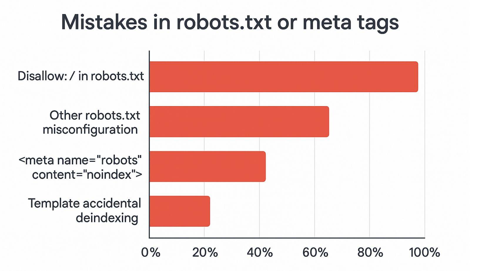 Common mistakes in robots.txt and meta tags that block important pages from indexing