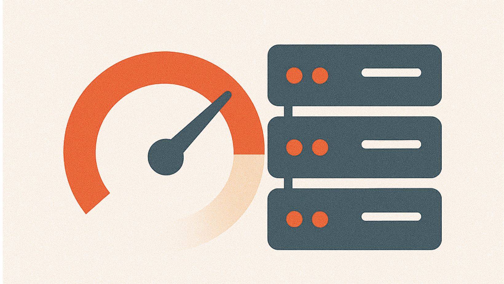 Cloudflare DDoS protection Faster Performance & High Availability icon showing speedometer gauge alongside server stack